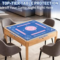 Tapis de jeu de mahjong coloré en caoutchouc antidérapant, motif floral vert, violet, rose, tapis de mahjong personnalisé en néoprène pour jeux de mahjong, poker