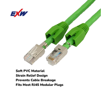 Coloré Rj45 Cat5e Cat6 Cat6a Ethernet câble réseau anti-traction bottes câble prise couverture prise protecteur