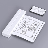 Imprimante thermique sans fil/USB A4 Mini, batterie 2600 mAh, résolution 203 DPI, portable, pour téléphone mobile, papier à tatouer