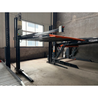 Système de stationnement à deux poteaux, élévateur de voitures vertical à double empilage, équipement de stationnement mécanique pour les communautés résidentielles