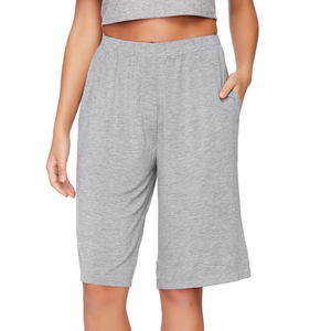 Logo personnalisé bambou femmes sport course pyjamas courts pantalon blanc Sublimation couleur unie femmes Gym Shorts <span class=keywords><strong>avec</strong></span> tirage - Product Image 4