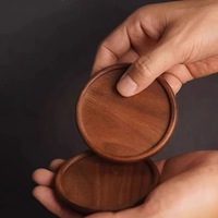 Sous-verres en bambou personnalisés en gros, écologiques, avec support pour table basse