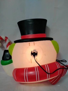 Décorations de Noël en plastique soufflé pour la maison, cadeaux de Noël, de Navidad, de Nouvel An, de fêtes, bonhomme de neige en plastique pour le jardin - Product Image 6