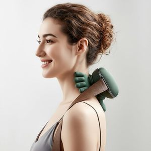 Masseur pour le cou et les épaules avec chaleur Shiatsu 4D Pétrissage Télécommande sans fil <span class=keywords><strong>Massage</strong></span> des tissus profonds Bionique Chauffé Batterie 2000mAh - Product Image 2