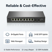 5 Portlu 2.5G Ethernet Switch, 10G SFP+ Uplink ile, Akıllı Web Yönetimli Çoklu Gigabit Masaüstü Ağ Switch'ı