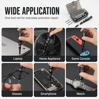 Kit d'outils de réparation électronique de précision 32 pièces, embouts magnétiques micro, tournevis de qualité industrielle, multi-usages, pour têtes de vis en plastique
