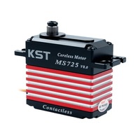 Servomoteur numérique sans noyau KST MS725 V8.0 HV avec capteur Hall, couple élevé de 20 kg, 0,07 seconde, accessoires pour hélicoptère RC, pièces de mise à niveau