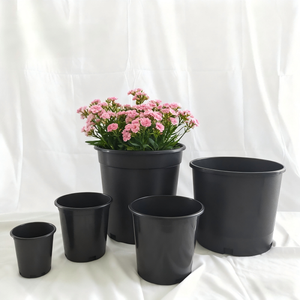 Vasos de Plástico de Alta Resistência para Atacado, Pretos, de 1, 2, 3, <span class=keywords><strong>5</strong></span>, 7, 10, 15, 20, 25 Galões, Vasos de Plástico para Viveiro por Injeção - Product Image 6