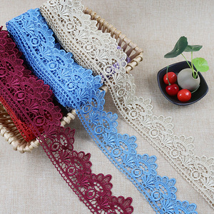 Pizzo Ricamato Yubuyou all'Ingrosso, Pizzo Decorativo da 7cm di Larghezza <span class=keywords><strong>per</strong></span> <span class=keywords><strong>Tende</strong></span>, Bordatura in Pizzo Idrosolubile - Product Image 1