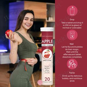Julong OEM Comprimés effervescents au vinaigre de cidre de pomme biologique Comprimés effervescents Vegan ACV Compléments au vinaigre de cidre de pomme - Product Image 3