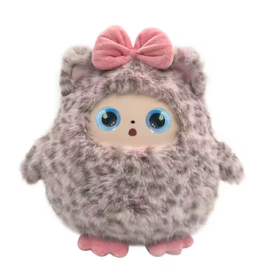 Jouet en peluche en coton AI, éducation précoce, contrôle vocal interactif, chant et apprentissage, design tie-dye violet pour l'anniversaire des enfants - Product Image 1