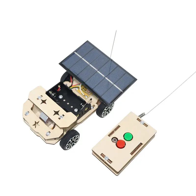 Студенческая технология DIY солнечный беспроводной пульт дистанционного управления автомобиль экспериментальное обучение естествознание обучающая модель автомобиля