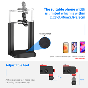 Slider per Fotocamera Neewer in Fibra di Carbonio, 16 <span class=keywords><strong>Pollici</strong></span>/<span class=keywords><strong>40</strong></span> <span class=keywords><strong>Centimetri</strong></span> con 4 Cuscinetti per Telefoni Cellulari Android e iOS - Product Image 5