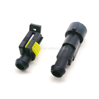 Connecteurs de câblage automobile étanches IP67, série TE AMP Tyco Superseal 1,5 mm, multipolaires en cuivre RGB, fiche femelle 282080-1