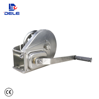 Treuil manuel à frein en acier inoxydable 2600LBS, treuil de levage à frein manuel