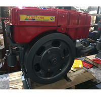 Moteur de pompe à eau minière Tengka 18HP Diesel ZH1105 monocylindre refroidi par eau 4 temps, démarrage électrique/à manivelle, certifié CE
