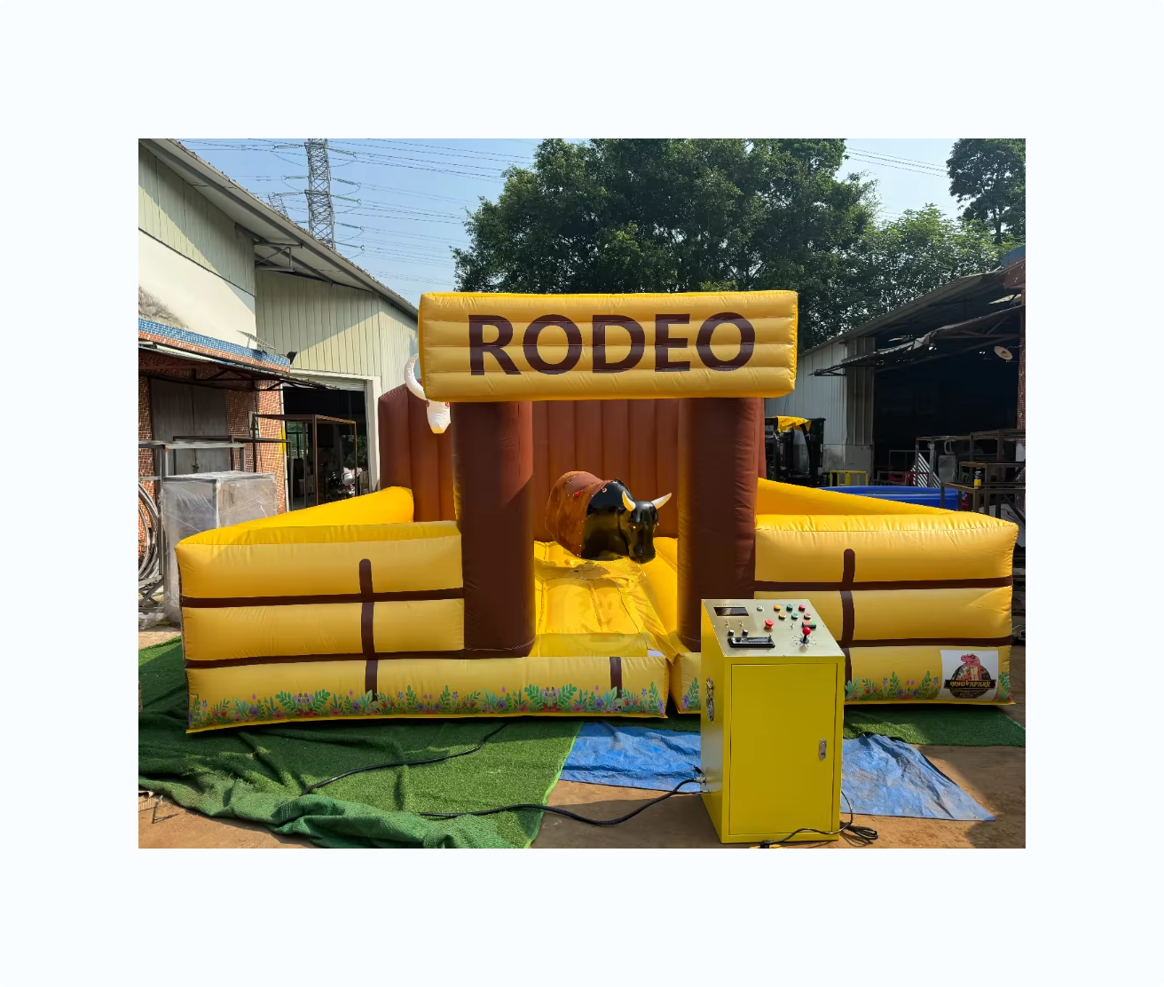 bull ride for pool