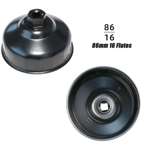 <strong>Oil</strong> <strong>Filter</strong> Cap Wrench SOCKET <strong>Removal</strong> <strong>Tool</strong> 86mm 16 Flutes for BMW 316 318 VOLVO S40 S70 S80 - Product Image 2