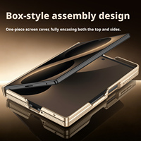 Étui de protection de luxe mécanique avec support de poignet pour Samsung Galaxy Z Fold 7 8 Ultra, résistant aux chutes et aux traces de doigts