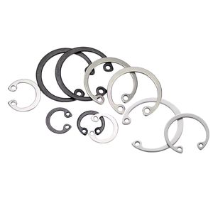 Fabrika Tedarikli DIN 471 Paslanmaz/Karbon Çelik M3-M9 C Tipi Kelepçe Halkaları Dış Tip Kelepçe Halkaları Özel Boyut İngiliz Ölçüleri - Product Image 3