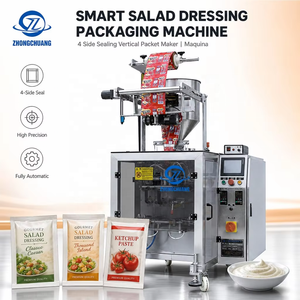 เครื่อ<span class=keywords><strong>ง</strong></span>บรรจุซองซอ<span class=keywords><strong>ส</strong></span><span class=keywords><strong>ส</strong></span>ลัดแบบปิดผนึก 4 ด้าน เครื่อ<span class=keywords><strong>ง</strong></span>ทำซอ<span class=keywords><strong>ง</strong></span>ซอ<span class=keywords><strong>ส</strong></span>มะเขือเทศแบบแนวตั้ง - Product Image 1