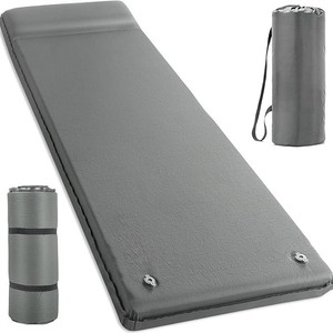 Matelas gonflable <span class=keywords><strong>automatique</strong></span> pour le <span class=keywords><strong>camping</strong></span>, tapis en mousse de fromage, tissu tricoté pour voiture, coton à haute densité à rebond rapide, <span class=keywords><strong>pompe</strong></span> - Product Image 3