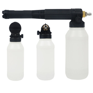 Pistola de espuma de alta presión con 3 botellas para lavado de autos y limpieza de ganado - Product Image 1