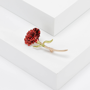 Fashion Multi-color Carnation Flower Brooch Women's <b>Accessories</b> Plant Brooch Plant Flower Suit Chest Flower Jewelry <b>Accessories</b> - Product Image 5