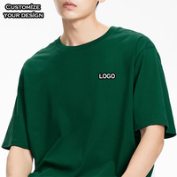 T-shirt Homme Streetwear Personnalisé OEM en Coton Lourd 100% Coupe Oversize Épaules Tombantes – T-shirt Décontracté Vierge pour Homme