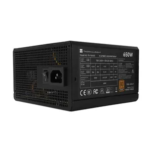 Alimentation électrique de bureau ATX Thermal Right certifiée 80PLUS <span class=keywords><strong>Bronze</strong></span>, <span class=keywords><strong>650W</strong></span> TR-TB650S, PFC actif, grande capacité, ventilateur 14 cm - Product Image 3