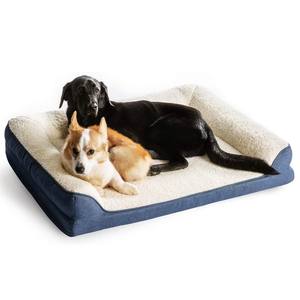 Colchón de cama para perro cálido de espuma viscoelástica con funda lavable extraíble forro impermeable fondo antideslizante alfombra de cama ortopédica para mascotas - Product Image 3