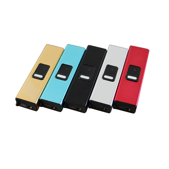 Wholesale Electric Pocket Lighter with LED Light Durable Torch for Gas Cigarette Candle Logo-Packed Charged Style Kitchen Use
