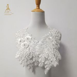 Đồ Trang Trí Ren Đám Cưới Thiết Kế Hoa Khác Nhau Hạt Màu Trắng Miếng Đính <span class=keywords><strong>Sequin</strong></span> Thêu Theo Yêu Cầu Hoa Cài Áo Cô Dâu - Product Image 2