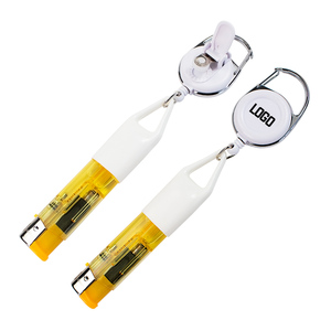 Porte-briquet avec mousqueton, étui rectangulaire en plastique, style simple, accessoire de rangement pour porte-clés - Product Image 5