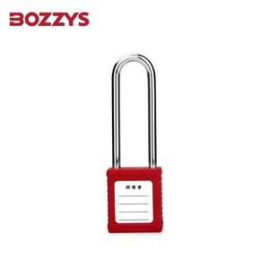 <span class=keywords><strong>Cadenas</strong></span> de verrouillage de sécurité industrielle <span class=keywords><strong>avec</strong></span> manille en acier trempé de 6mm Équipement à clé principale Utilisation de porte de révision Fabriqué en nylon durable - Product Image 3