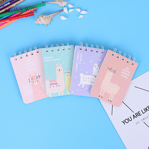 สมุดโน้ตแบบหมุนวนขนาดเล็กน่ารักมี3208สำหรับนักเรียน<span class=keywords><strong>คำ</strong></span><span class=keywords><strong>ศัพท์</strong></span>การ์ตูนอัลปาก้า - Product Image 2