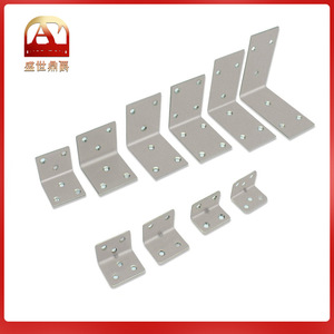 Support d'angle en acier inoxydable en forme de L, plaque de montage à angle droit de 90 degrés pour cloison de placard - Product Image 5