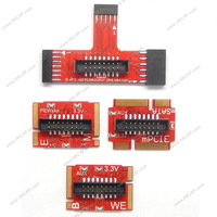 Tarjeta de Diagnóstico PCI-E DEBUG/LPC/DDR3/DDR4 MiniPCI-E, Tarjeta de Prueba de Depuración Tipo B KQCPET6-V8 para PC y Portátiles