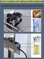 Machine verticale entièrement automatique de remplissage et d'emballage de film de pesage de sac de granules de petite poche