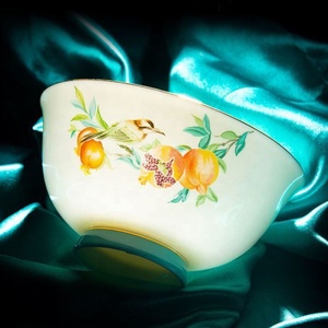 New Chinese Style Pomegranate Pattern 70pcs High Temperature <b>Bone</b> <b>China</b> <b>Dinner</b> <b>Set</b> Porcelain Tableware Plates for Business Gifts - Product Image 3