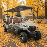 Voiture de golf électrique professionnelle 72V à 8 places, alimentée au lithium, en promotion – Chariot de golf tout-terrain 30-50 km/h, autonomie 70-90 km