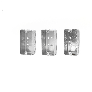 2"*4" Rectangular Electrical Wall Mounted Box Metal Handy Box 58361