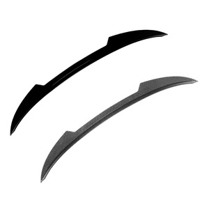 Mini Cooper R50 2001-2006 Aileron de coffre arrière en fibre de carbone texturée ABS Ducktail Wingset - Product Image 2