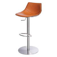 Tabouret de bar moderne nordique, simple, de luxe léger, décontracté, en acier inoxydable, réglable en hauteur, pivotant, chaise haute, mobilier de bar