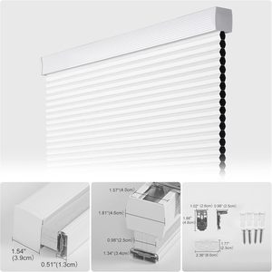 Blackout Persianas Nuances cellulaires thermiques Store sans fil Revêtements de fenêtre en nid d'abeille Stores cellulaires automatiques en nid d'abeille - Product Image 3