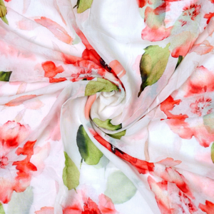 Custom Printed Chiffon Fabric Manufacturer For Dresses Fashion Bags Custom Gowns Home Decor Bulk Wholesale OEM Supplier - Product Image 1