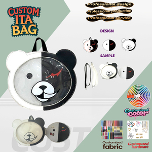 Fabricante personalizado Ita bolsa con inserto de impresión personalizado privado de dibujos animados Animal Ita mochila Pin bolsa de exhibición - Product Image 3