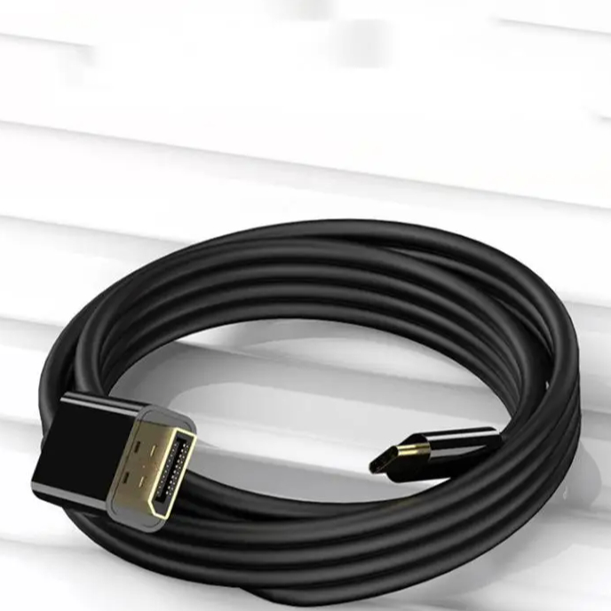 1.8m de alta definição 4K60hz computador móvel conversor de vídeo USB C tipo c para dp tela projeção cabo adaptador