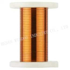Solderable UEW Enamelled Round Copper Wire Class 155 with hot air Self Bonding Layer