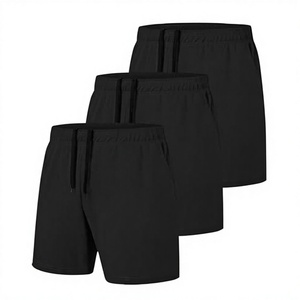 Shorts décontractés sportifs blancs personnalisés pour hommes - Imprimé par transfert thermique 100% polyester, taille mi-haute, séchage rapide, respirant, cordon élastique - Product Image 3